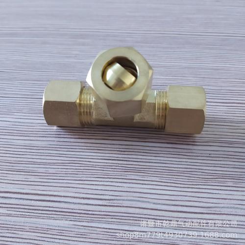 批發1/2/3/4分 黃銅t型 卡套三通 廠家直銷 品質無憂